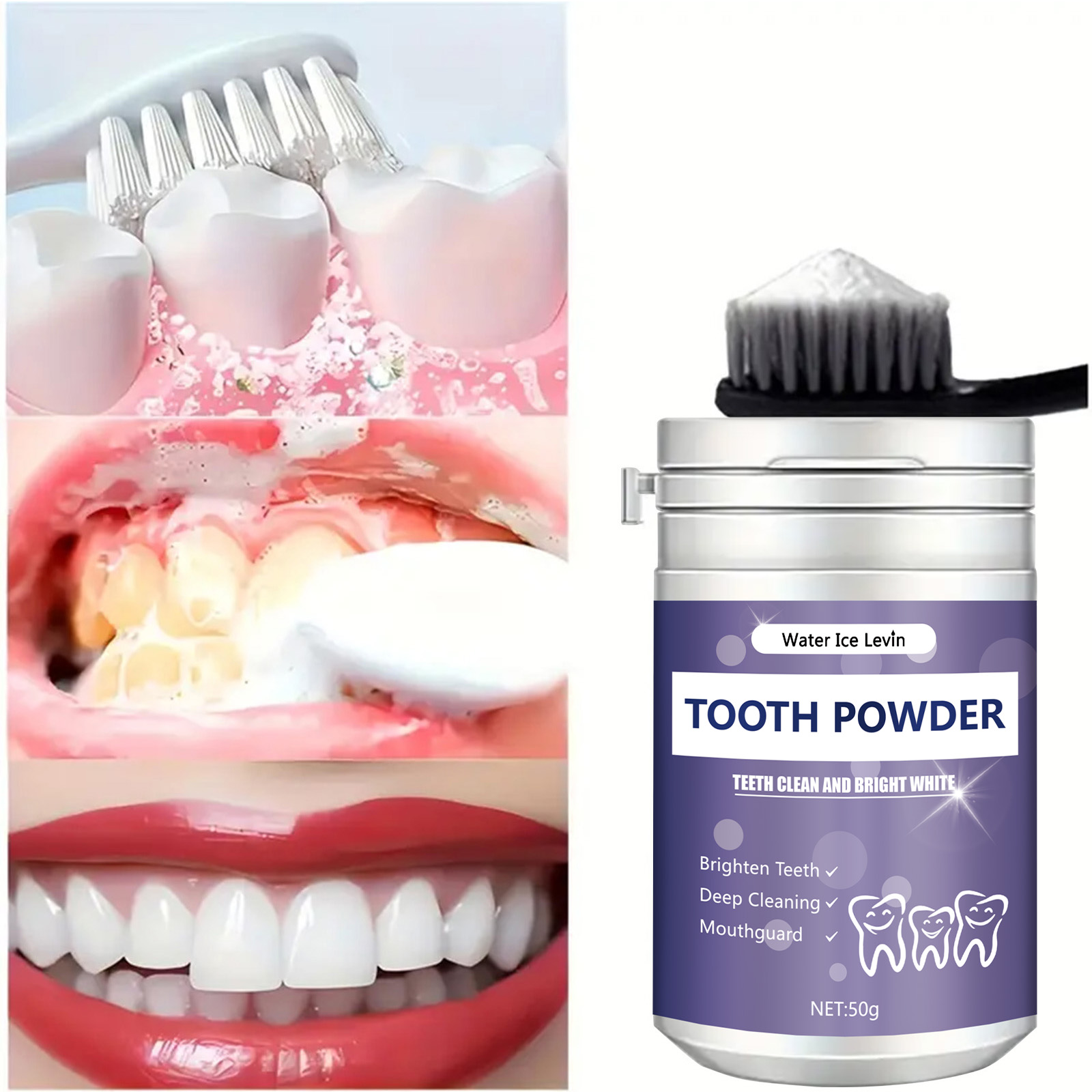 Teeth Whitening Paste - مسحوق الأسنان اللؤلؤي، مسحوق تنظيف الأسنان