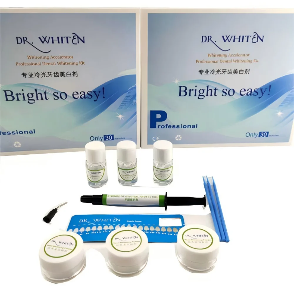 Teeth Whitening Before And After - مجموعة تبييض الأسنان 35% HP مجموعة