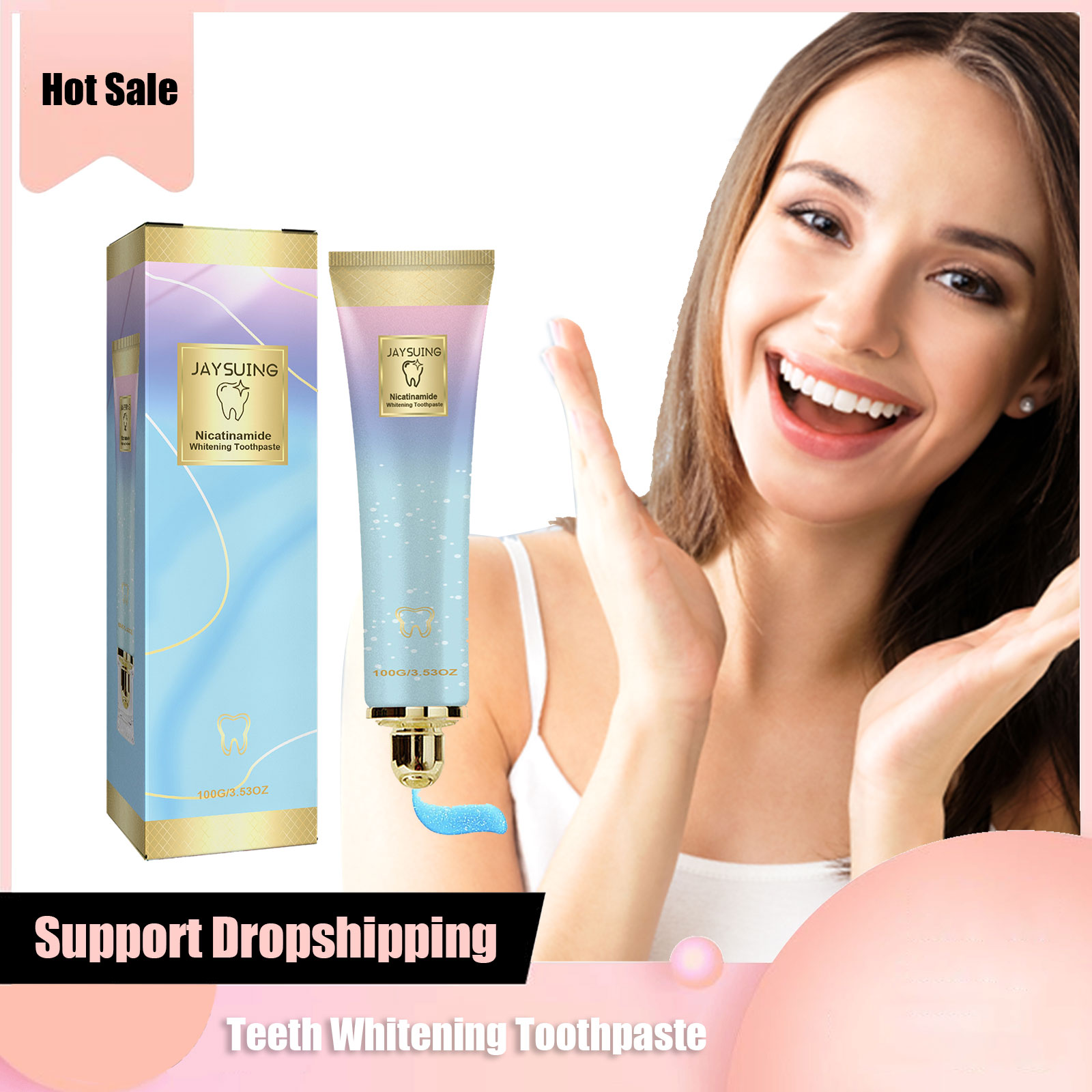 Teeth Whitening Paste - معجون تبييض الأسنان ، تقليل الاصفرار
