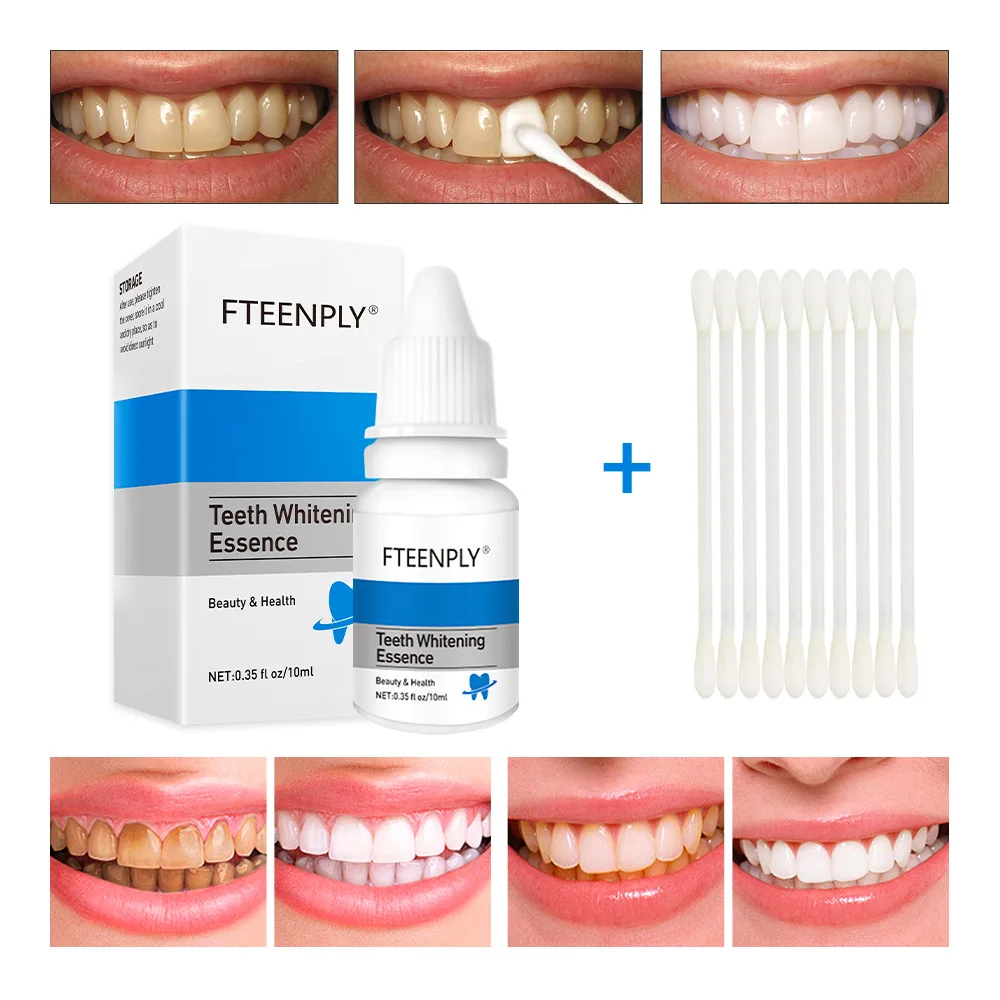 Teeth Whitening Results - Fteenly تبييض الأسنان جوهر مسحوق نظافة