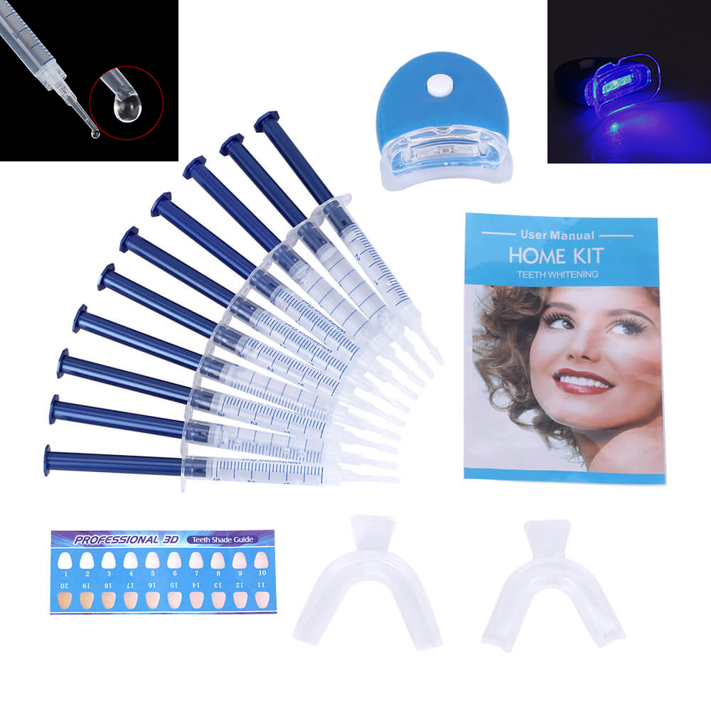 Teeth Whitening Before And After - 1 مجموعة تبييض الأسنان 44% بيروكسيد