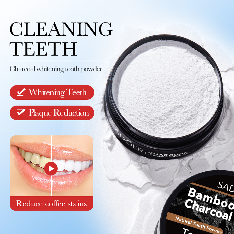 Teeth Whitening Charcoal Powder - مسحوق تبييض الأسنان بالفحم النشط من