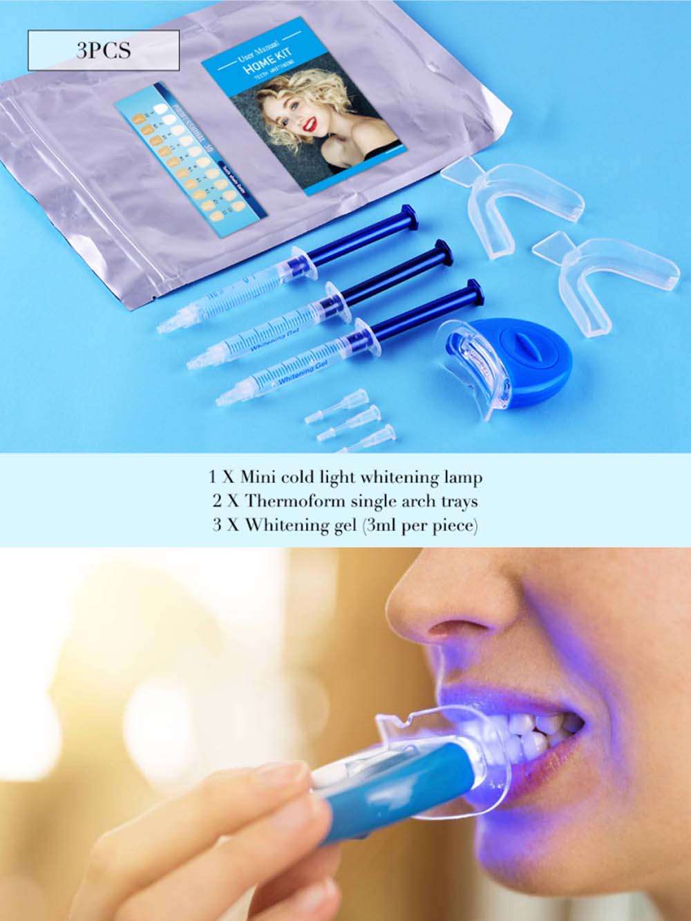 Teeth Whitening Kit - أعلى جودة بيروكسيد الأسنان تبييض جل