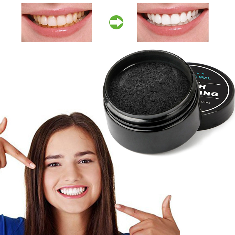 Teeth Whitening Charcoal Powder - 30 جرام مسحوق تبييض الأسنان معاجين