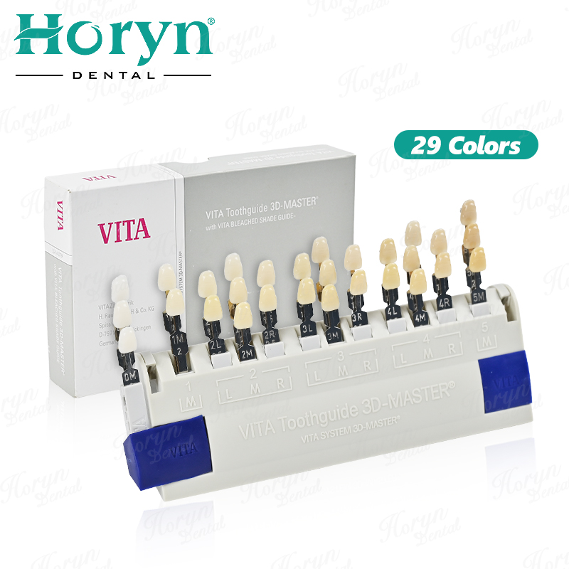 Teeth Whitening/Bleaching - دليل ألوان تبييض الأسنان فيتا 3D