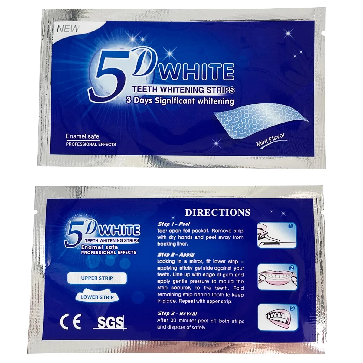 Teeth Whitening Effective - 1 صندوق/2 صندوق شرائط تبييض الأسنان