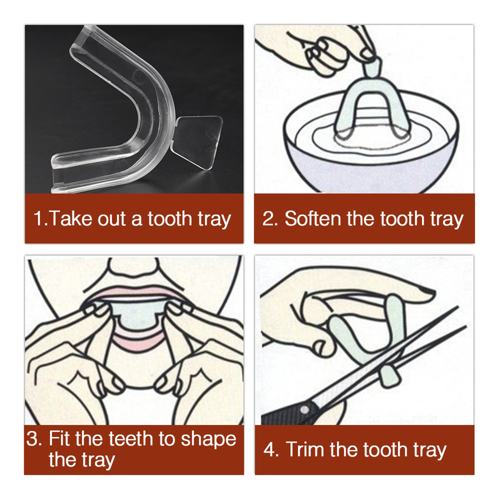 2-10 قطع من واقي الفم السيليكو - مراجعة Teeth Whitening For Trays وسعره