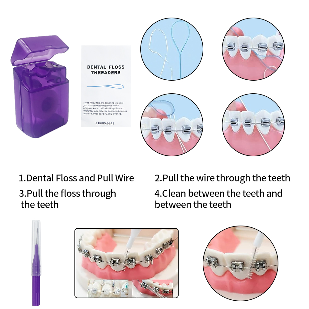 8 قطعة/المجموعة تقويم الأسنان  - مراجعة Teeth Whitening Brush وسعره