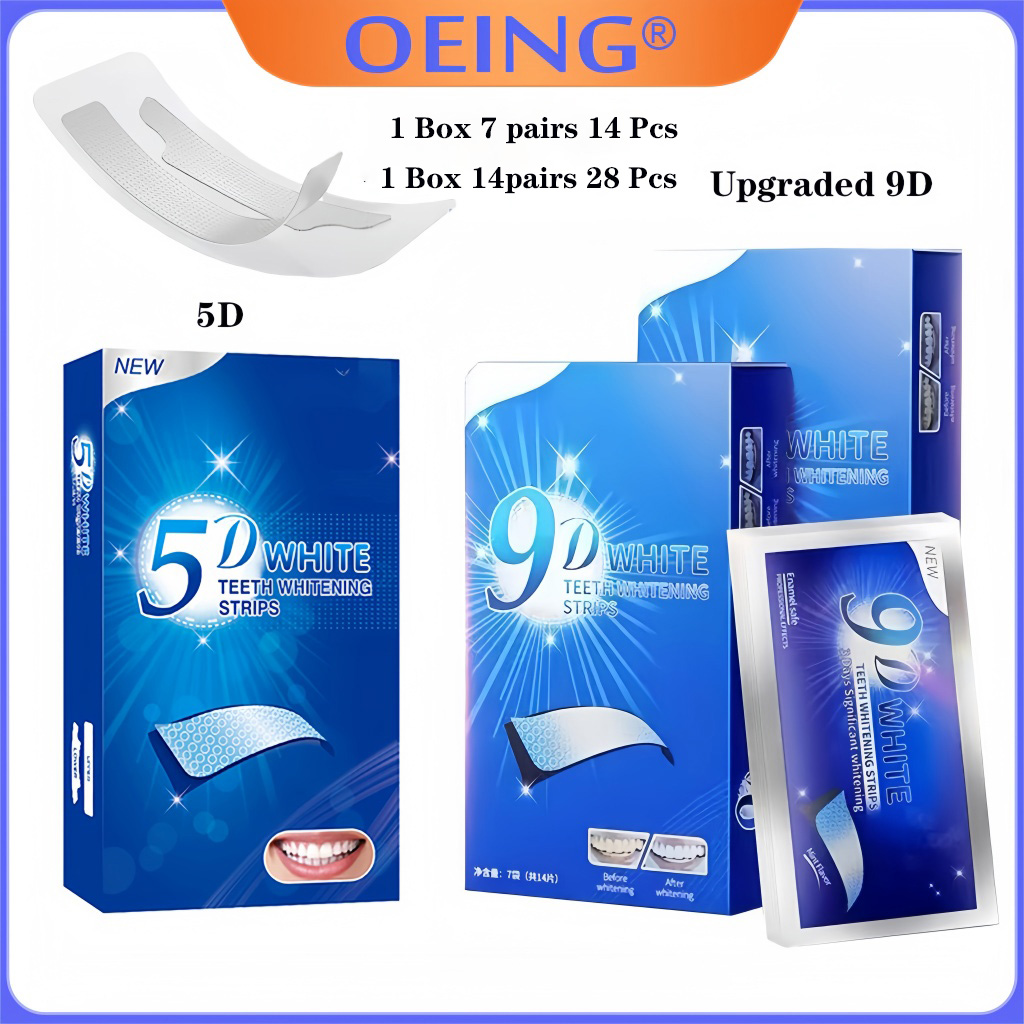 9D 5D شريط تبييض الأسنان 14/28 - مراجعة Teeth Whitening Effective وسعره