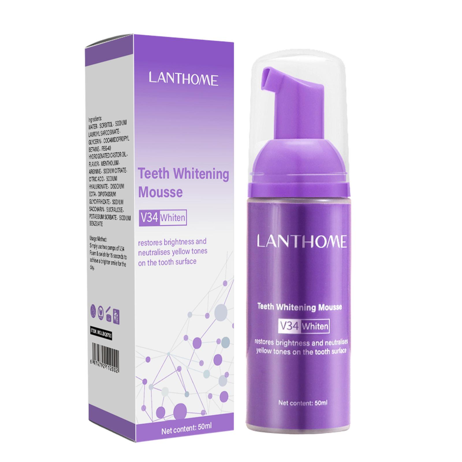معجون أسنان V34 موس لتنظيف الأ - مراجعة Teeth Whitening Effective وسعره