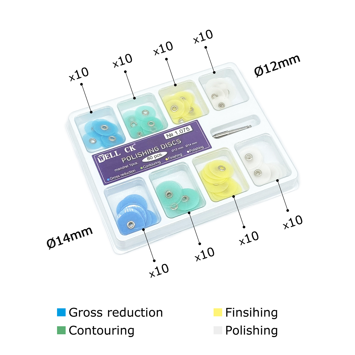 WELL CK 40/80 قطعة أقراص تلميع - مراجعة Teeth Whitening Kit وسعره