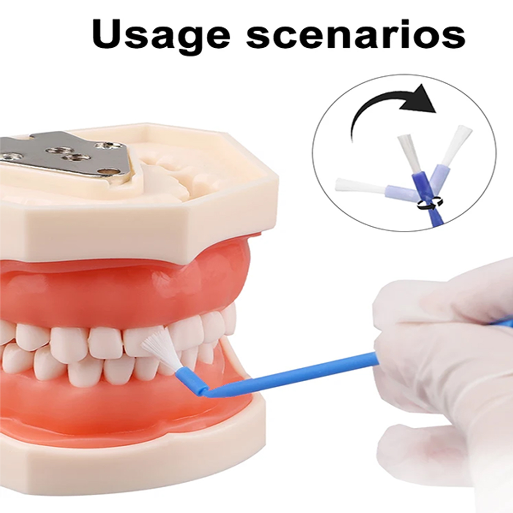 100 قطعة فرشاة أسنان دقيقة للا - مراجعة Teeth Whitening Brush وسعره