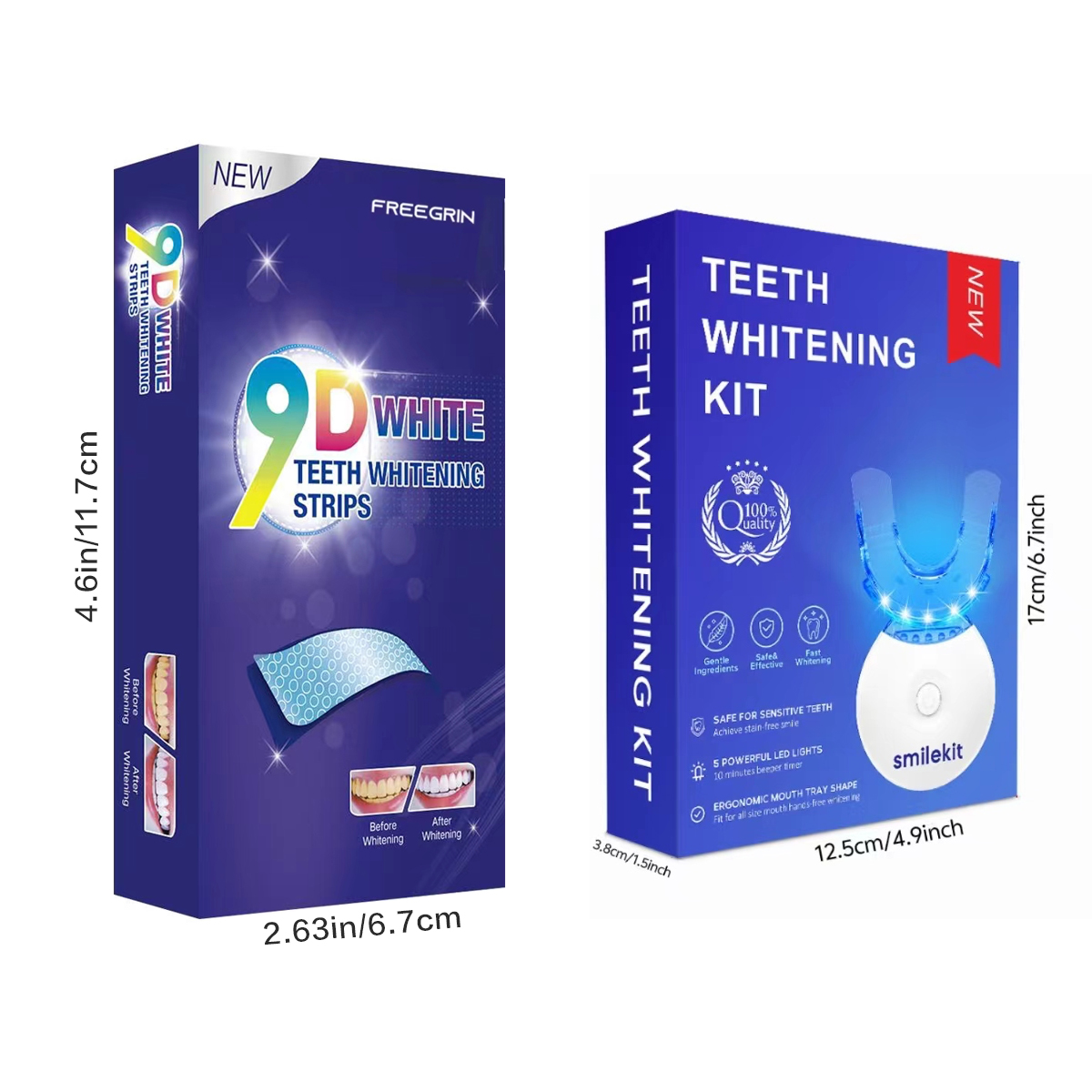 مجموعة تبييض الأسنان - 5X مبيض - مراجعة Teeth Whitening Results وسعره