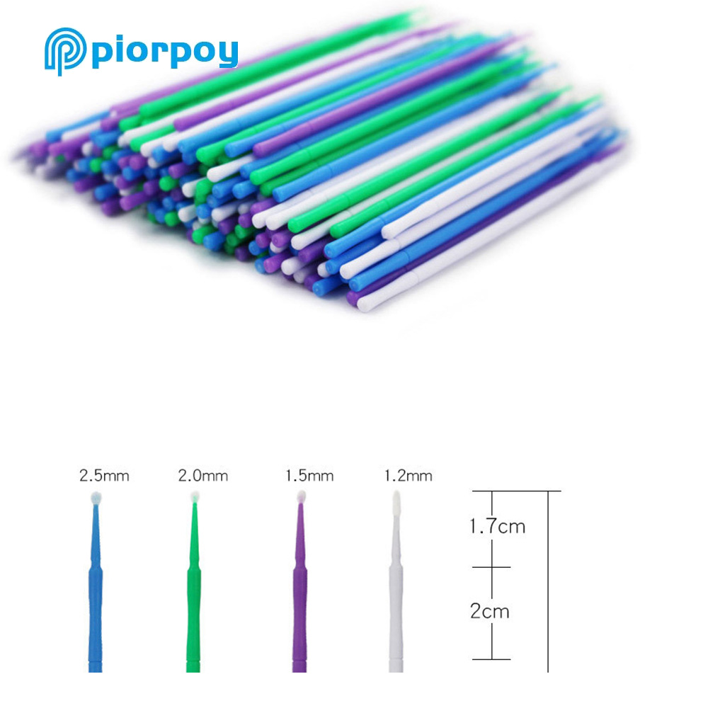 PIORPOY 400 قطعة/صندوق فرشاة أ - مراجعة Teeth Whitening Brush وسعره