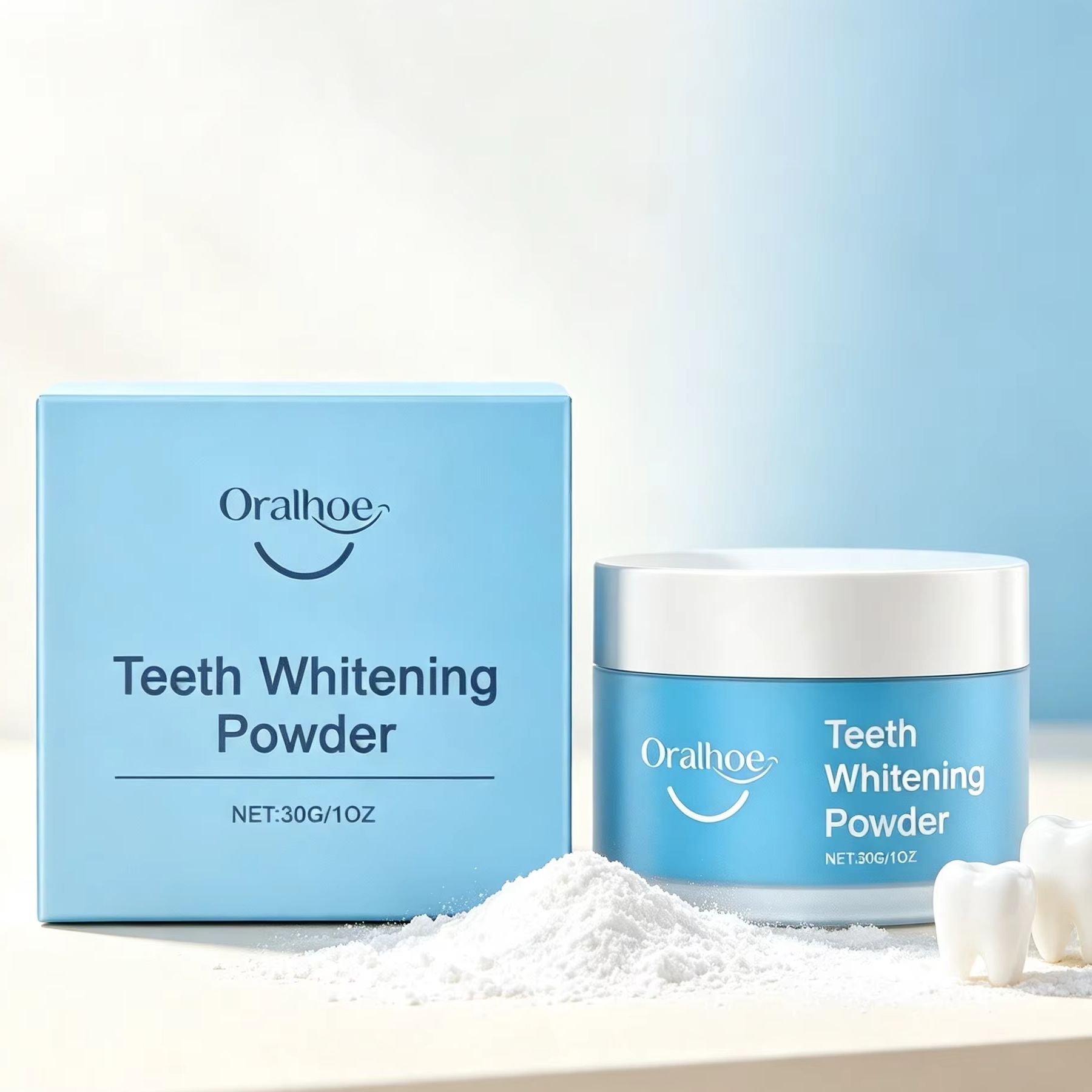 مسحوق أورالهو لتنظيف الأسنان،  - مراجعة Teeth Whitening Results وسعره