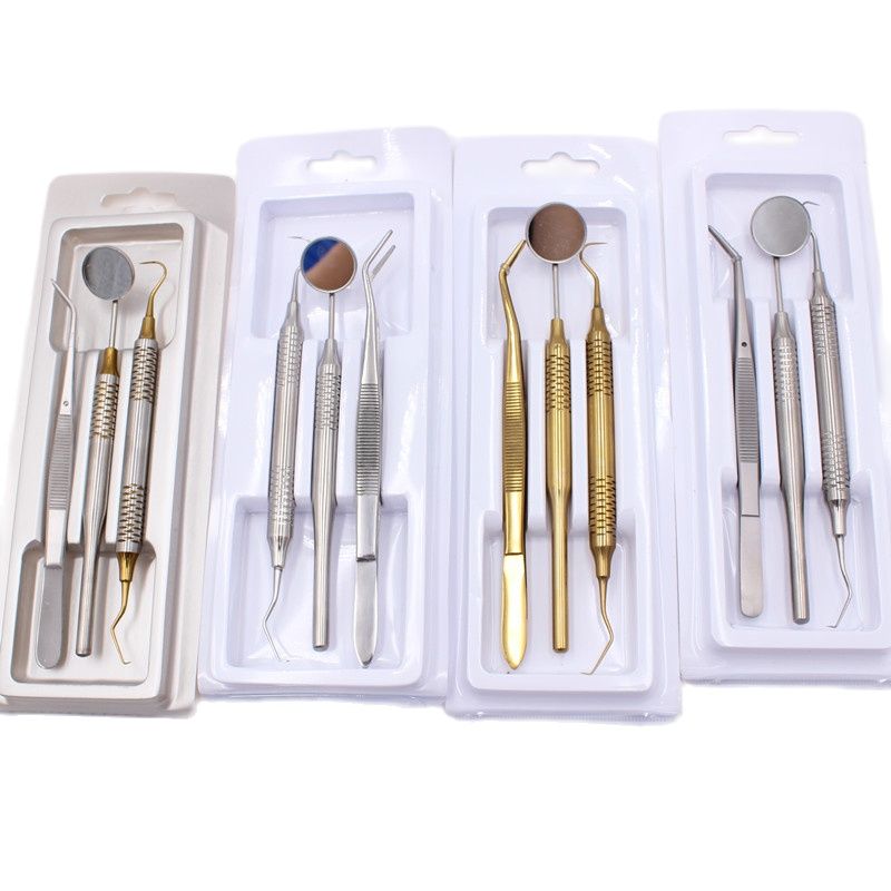 3pcs/pack Stainless Steel Dent - مراجعة Teeth Whitening Kit وسعره