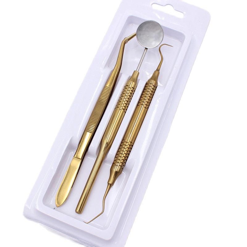 3pcs/pack Stainless Steel Dent - مراجعة Teeth Whitening Kit وسعره