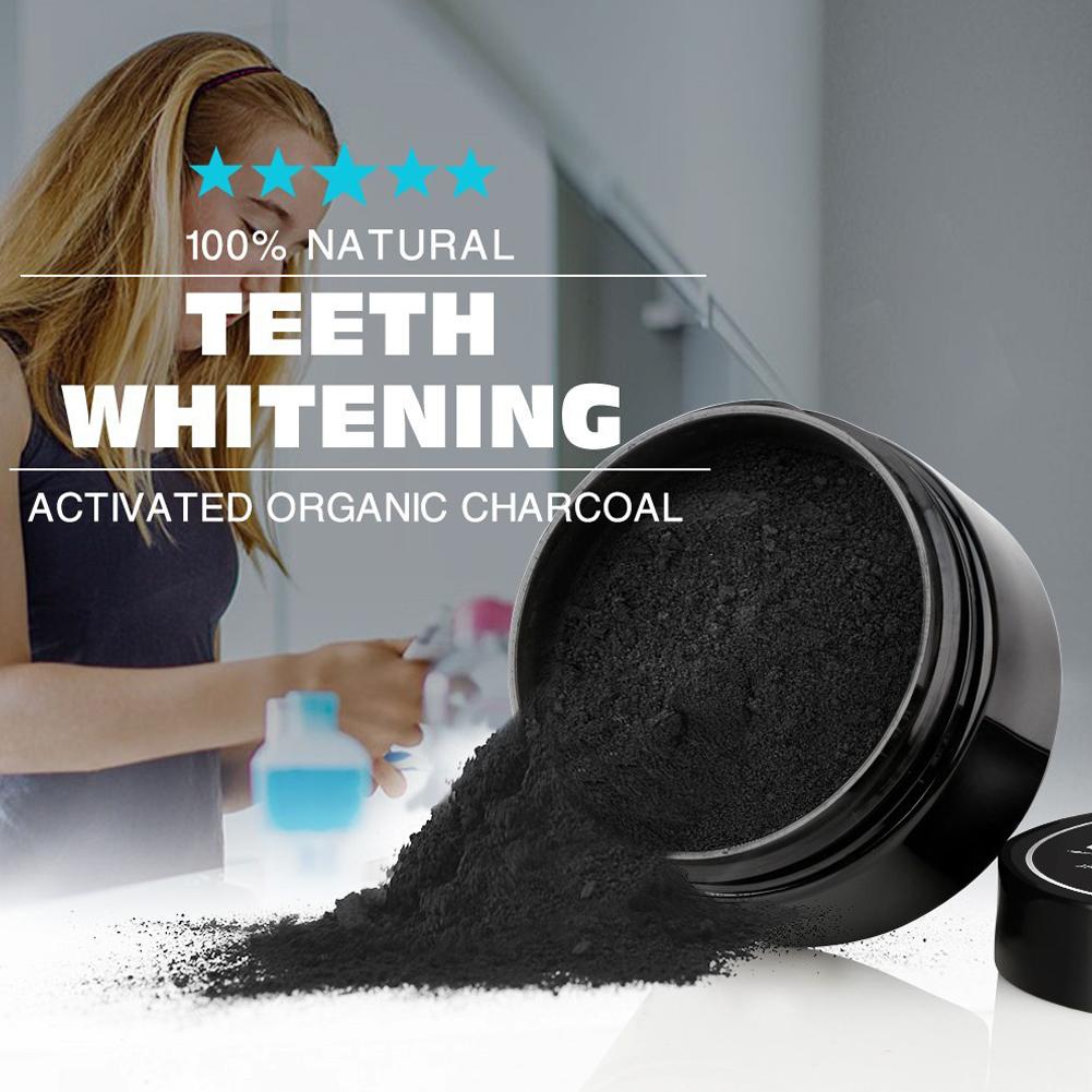 30 جرام مسحوق تبييض الأسنان ال - مراجعة Teeth Whitening Charcoal Powder وسعره