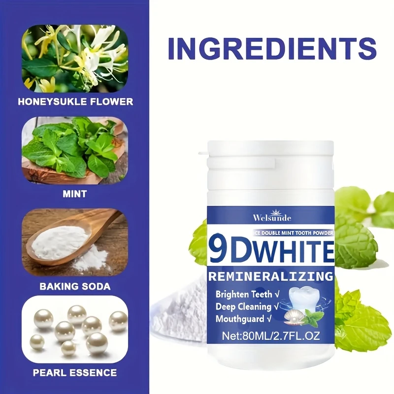 مسحوق أسنان 9D أبيض لإعادة ترس - مراجعة Teeth Whitening Near Me وسعره