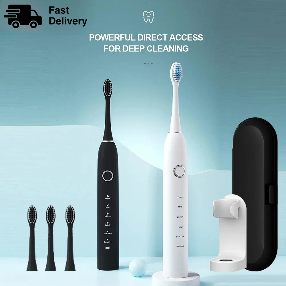 فرشاة أسنان كهربائية سونيك من  - مراجعة Teeth Whitening Kit وسعره