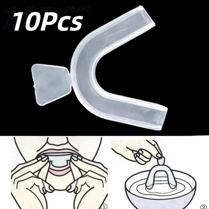 10 قطع/مجموعة واقي أسنان سيليك - مراجعة Teeth Whitening For Trays وسعره