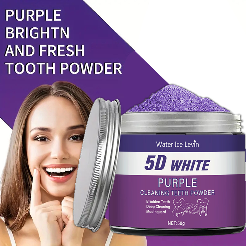 مسحوق تبييض الأسنان الأرجواني، - مراجعة Teeth Whitening Charcoal Powder وسعره